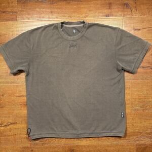 ASRV T Shirt Mens L Gray Heavyweight Oversized Short Sleeve Crew Neck Streetwear